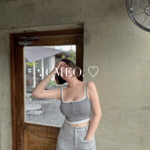 AM家 假2件排釦 Bra Top