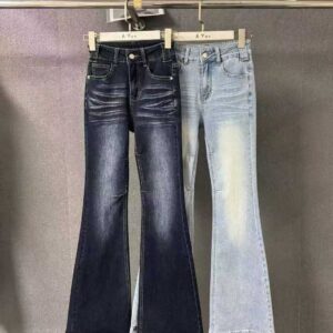 AM家 帥氣牛仔褲 喇叭 #906