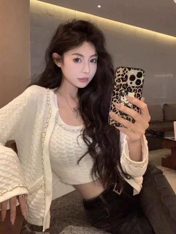 AM家 兩件套小香風外套+小可愛：圖片 2