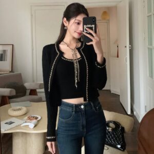 AM家 兩件套小香風外套+小可愛