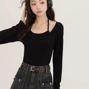 AM家 甜美風 假兩件小可愛上衣