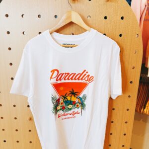 URBAN STYLES x AM家 美式大學潮TEE Paradise渡假白Tee